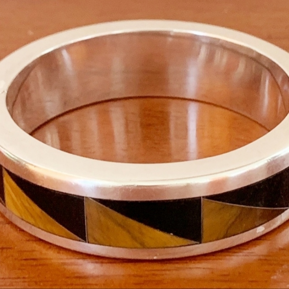 Vintage Tigers Eye Taxco Mexico Bracelet